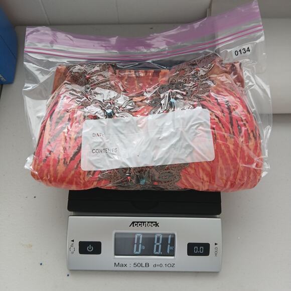 6 Degrees Y2K Boho Red Multi Print Mini Dress Womens XL Vintage Boho Western - Picture 9 of 9